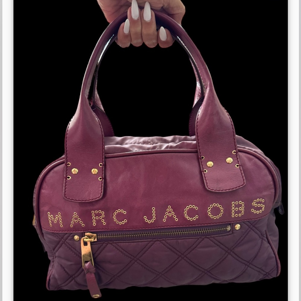 Quilted nylon & leather Marc Jacob's Bag